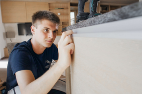 Innenausbau eines Sonnleitner Holzhauses