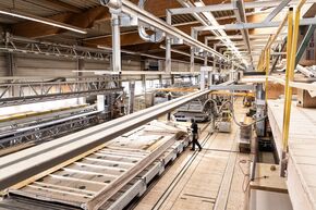 Produktionsstätte für ein Holzhaus von Sonnleitner in Ortenburg