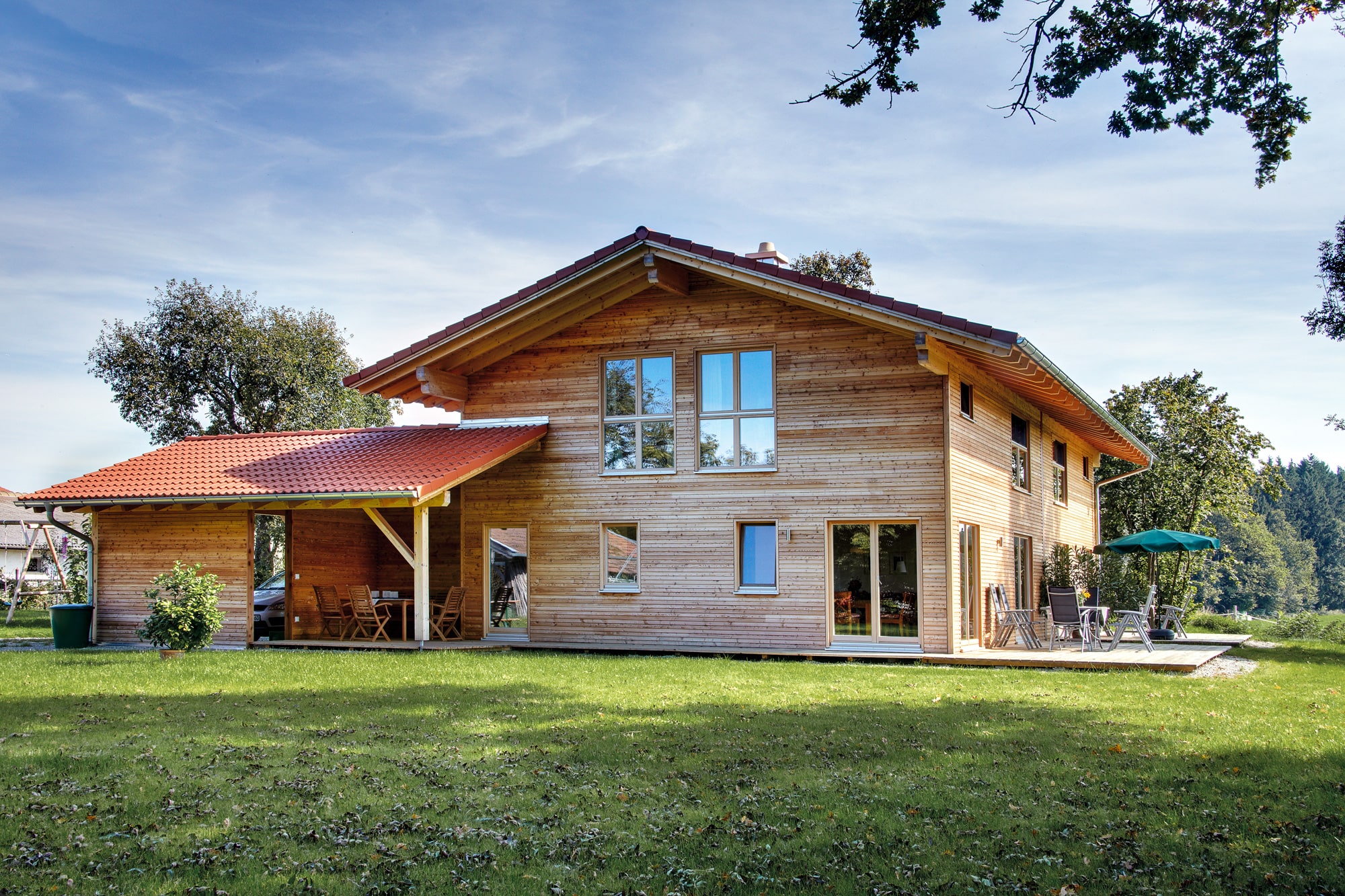 Kundenhaus der Familie Schiefer von außen