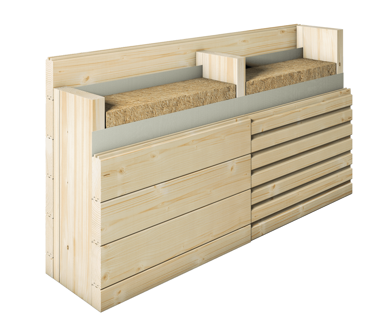 Zu sehen ist ein Modell der Sonnleitner Twinligna Wand.